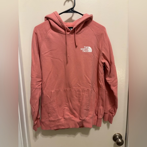 Pink Never Stop Exploring North Face hoodie - Picture 2 of 3